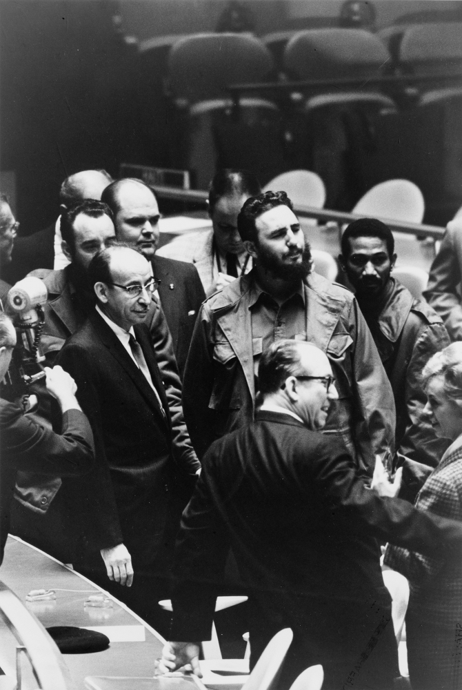 Fidel Castro at the UN General Assembly in 1960